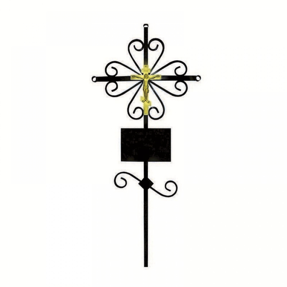 Крест металлический «Вензель»